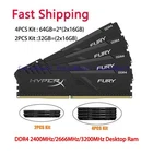 32GB 64GB Ram DDR4 2400 2666 3200 MHz DIMM Desktop Memory Kits (2x 16GB) 288-pin