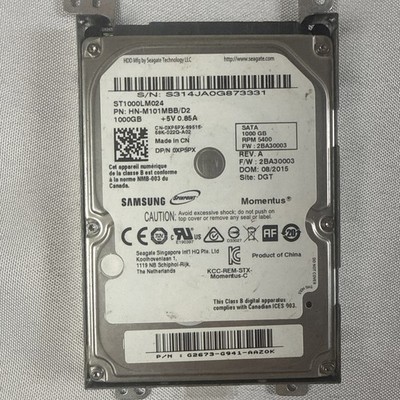Samsung SpinPoint ST1000LM024 1TB 2.5'' SATA Laptop Drive UnTested (See Pic)