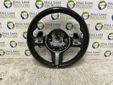 2013 BMW 5 SERIES F10 BLACK STEERING WHEEL 32307849177