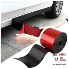 13Ft x 3.15In Side Skirts for Cars Protector,Flexible Rubber Bumper Guard for
