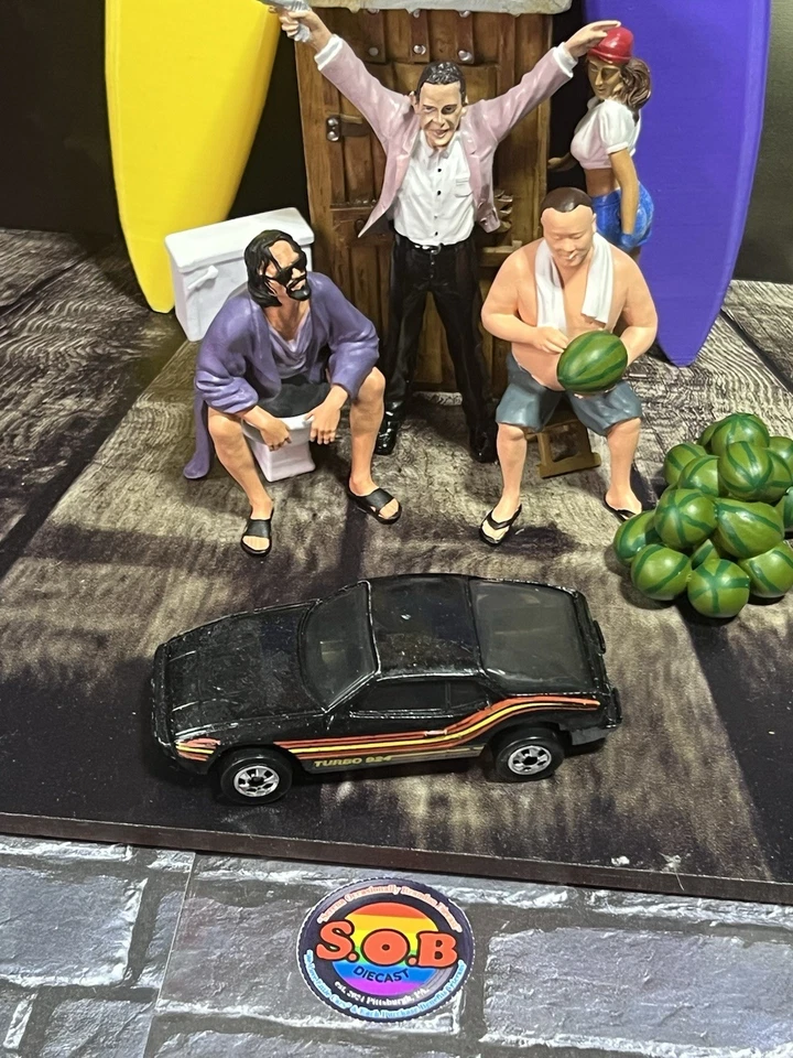 Hot Wheels Blackwalls 1978 Porsche 924 Turbo 1:64 preto fundido USADO EX Condição - Imagem 3 de 4