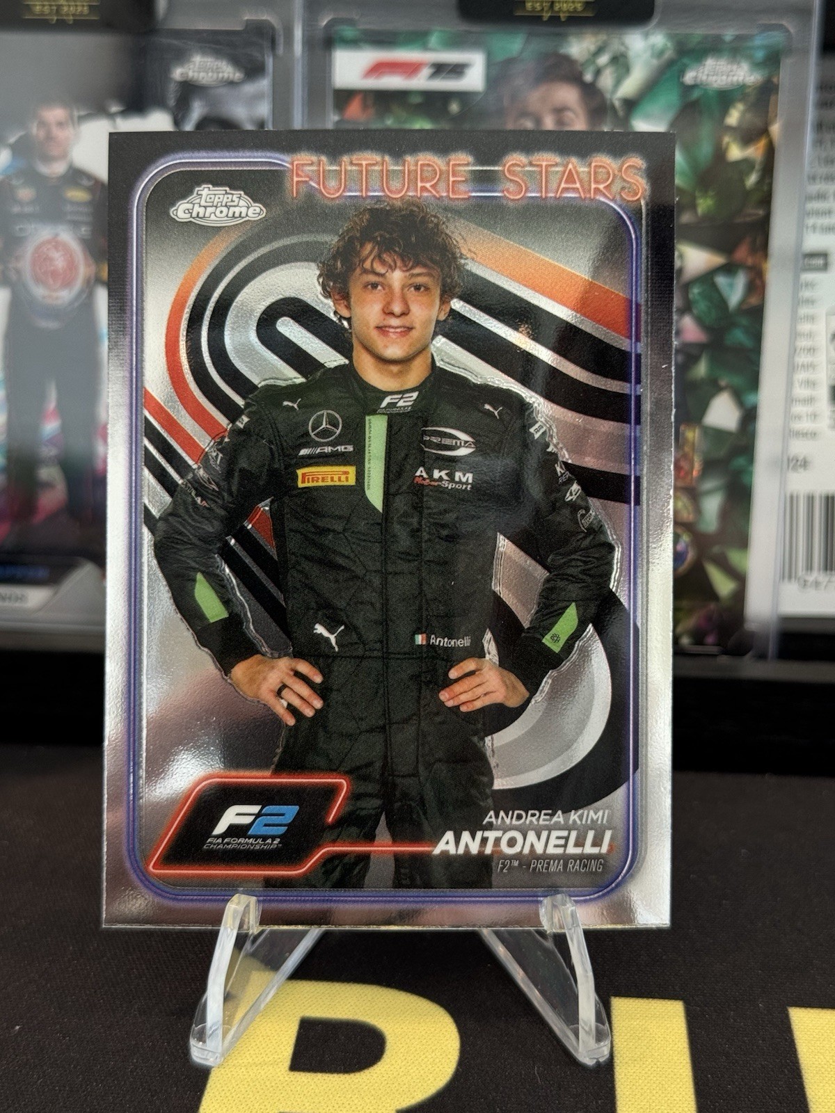 2024 Topps Chrome Formula 1 - F2 Drivers Future Stars Andrea Kimi Antonelli #22