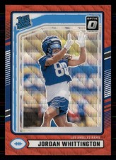 2024 Panini Donruss - Rated Rookie Jordan Whittington #352 Red Wave Prizm (RC)