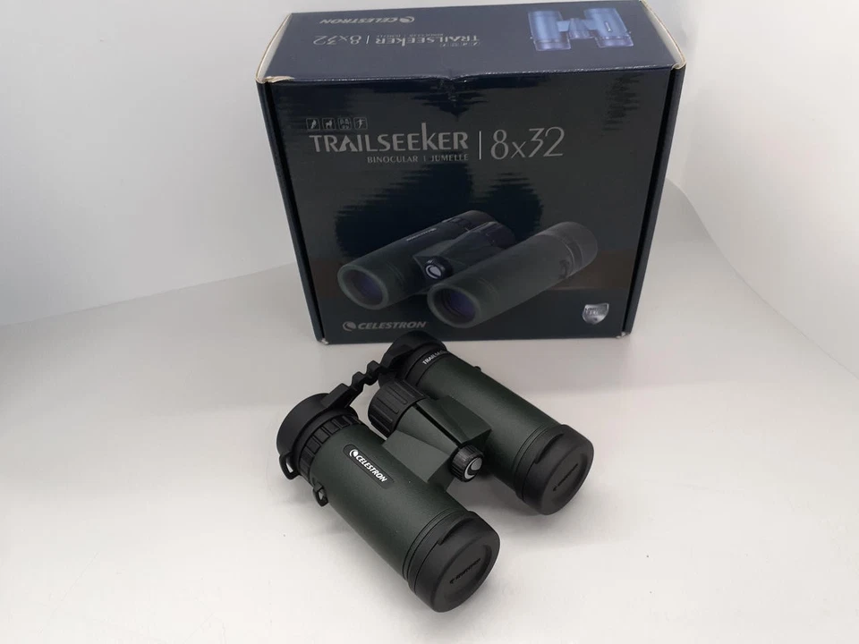 Celestron Trailseeker 8x32 Binoculars 7.8° FOV Bright Optics Outdoor - Image 2 of 4