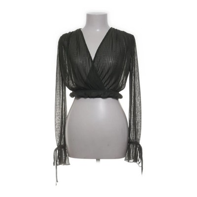 Zara, Wickelbluse, Größe: S, Grün, Damen #zML
