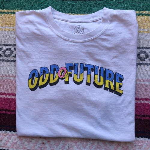 Odd Future Wolf Gang Ofwg Golf Wang Donut Logo Spell Out T Shirt White Medium Ebay
