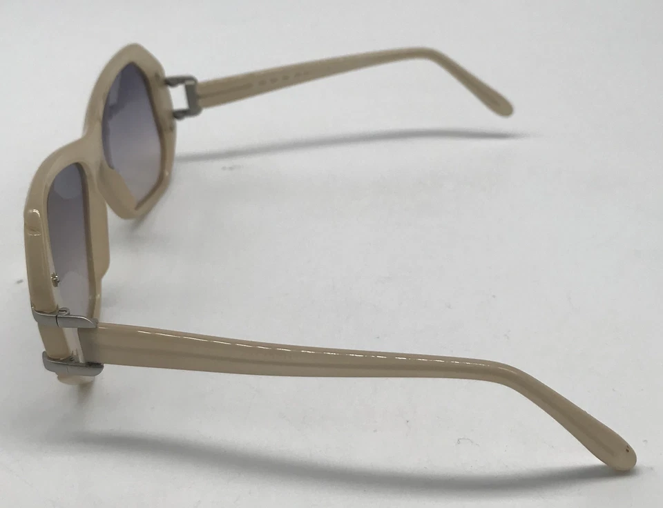 Gafas de sol Marni beige forma cuadrada (MR51602 58 13 135) con piezas de templo gris Foto 2 de 4