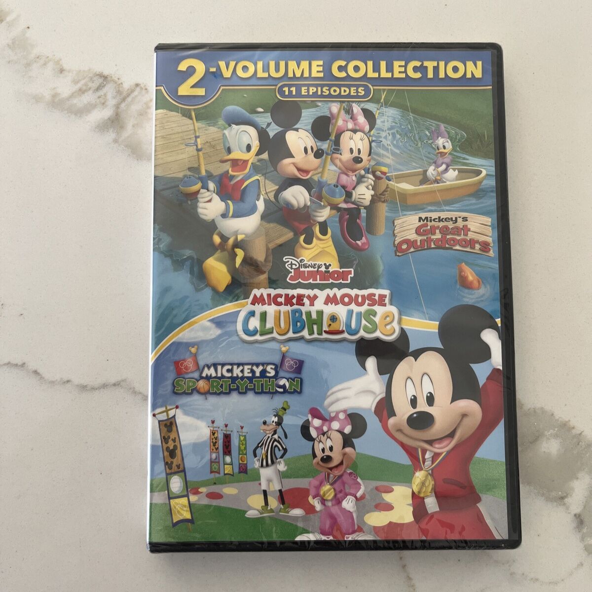 Disney Junior Mickey Mouse Clubhouse DVD 2-Volume Collection 11 Episodes  SEALED! 786936863796