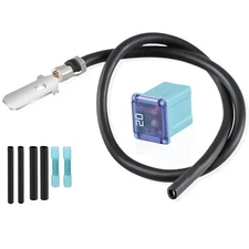 Fuel Pump Fuse Relocation Terminal Repair Kit with Extra Tubes, Fuel Pump Fus...