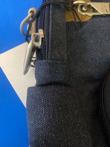 Travelon Anti-Theft Heritage Tour Bag, Size: 9" x 11.5" x 3" indigo New @ - Picture 4 of 5