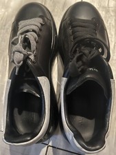 Zapatillas Alexander McQueen de gran tamaño negras/grises Air Sol talla 10