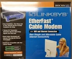 Linksys BEFCMU10 v.2 Cable Modem w/USB and Ethernet Connection, NEW