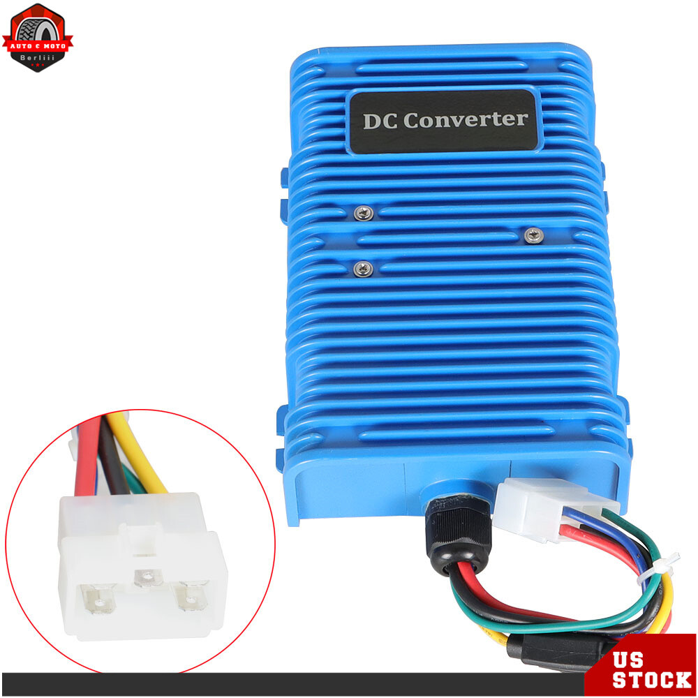 Voltage Reducer Converter 36/48V to 12V Fit For Club Car EZGO