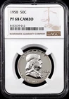 1958 Proof Franklin Half Dollar certified PF 68 Cameo by NGC! sku 9-012