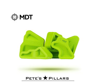 MDT Green Rubber Dampeners ESS & ACC SRS-X Premier Chassis Jellies