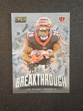 JOE MIXON 2020 Score Breakthrough Gold Zone SP #'d /50 🔥 Bengals Football #B-JM