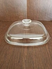 Vintage Pyrex A-12-C Corning Ware Square Glass Replacement Casserole Dome Lid