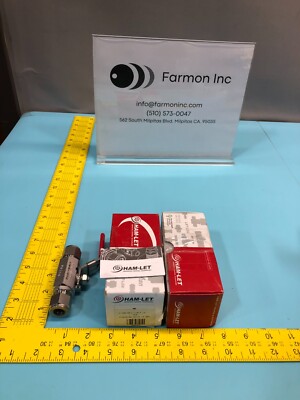 2 Ham-let H-700-SS-L-1/2-T Steel Ball Valve, AMAT 3870-05201, 143064