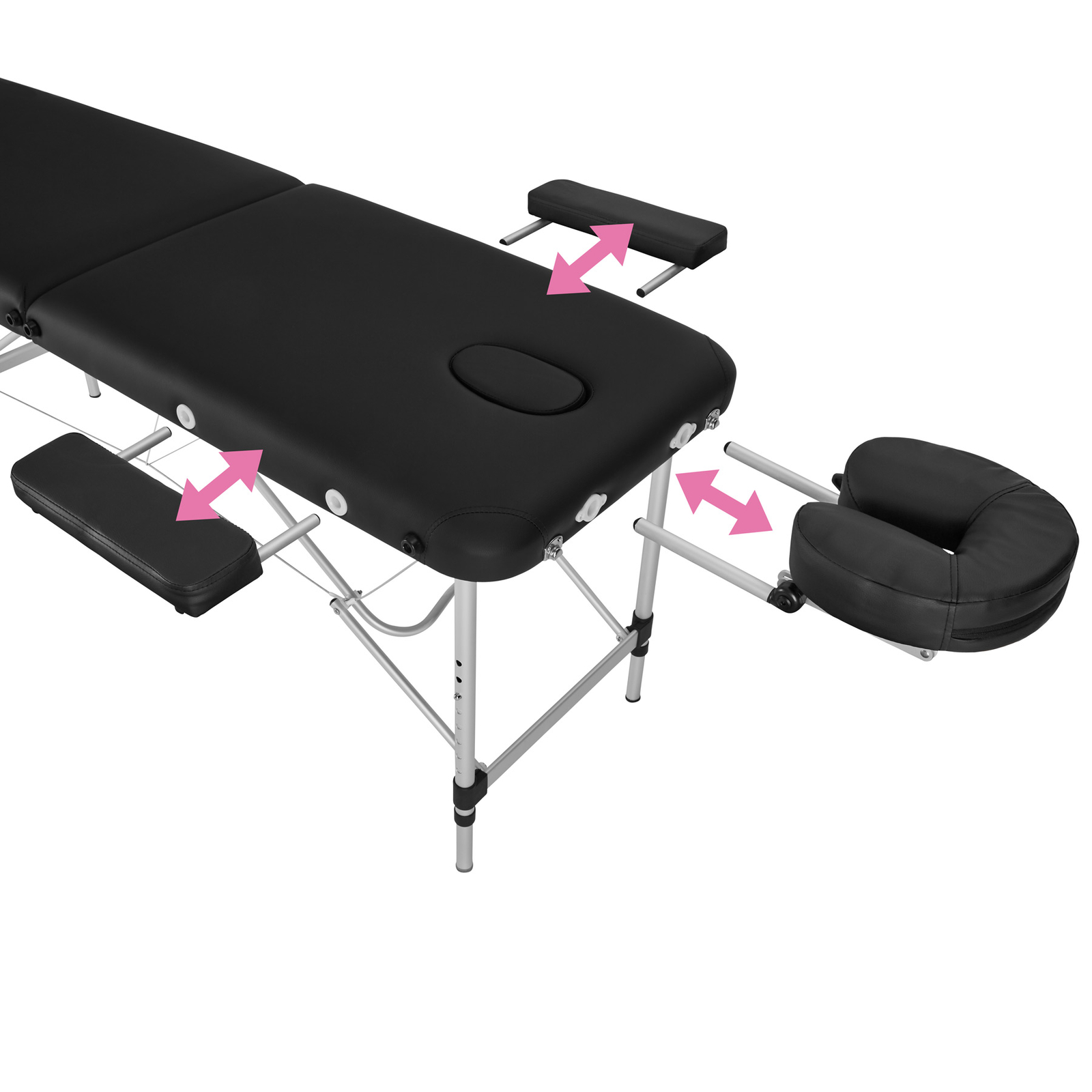 Habys Massageliege Sonia 2 Zonen Massagetisch Klappbar, Massagebank Ultralight