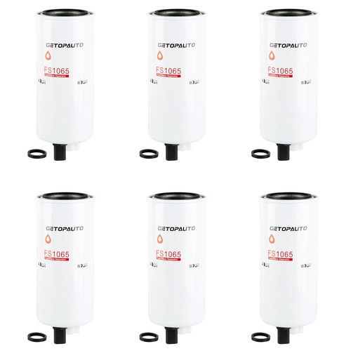6Pcs Fuel Filter With Water Separator For Freightliner Kenworth