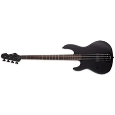 ESP LTD AP-4 Black Metal LH Black Satin BLKS Left-Handed Bass + Free Gig Bag