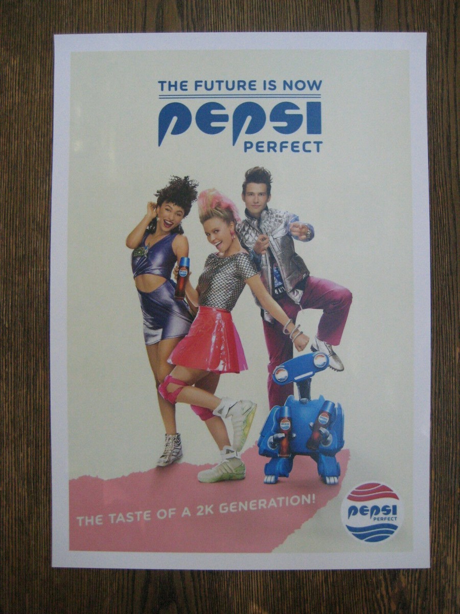 Back to the Future Part II 1989 Pepsi Poster 11x15.5 Michael J