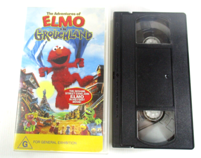 Elmo in Grouchland VHS Movie G PAL R4 2000 Columbia Tristar Tested