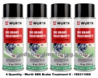 Wurth SBS Brake Treatment Spray II Prevent Brake Noise - 189311069 - 4 Pack