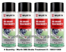 Wurth SBS Brake Treatment Spray II Prevent Brake Noise - 189311069 - 4 Pack