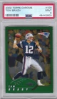 2002 Topps Chrome Patriots Tom Brady Card #100 PSA 9 MINT (2803)