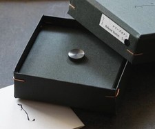 NANIGASHI Shutter Release Button BRASS Black ' Small ' S Size 014683