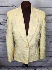 Garfield  Mark Yellow Floral Blazer Size 6