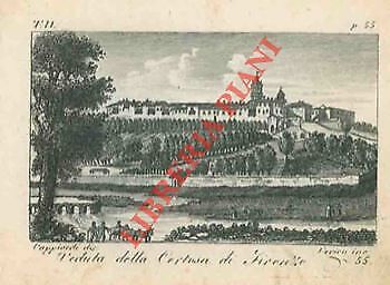 Toscana - Vedute - Coppiardi - Veduta della Certosa di Firenze. - Zdjęcie 1 z 1