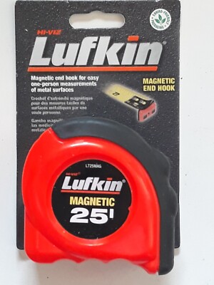 lufkin l725mag 1'' x 25' 700 Series Magnetic Yellow Clad Tape Measure