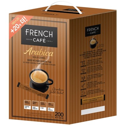 BTS RM's Mix Coffee French Cafe Arabica Gold Label Instant Coffee Mix 200sticks
