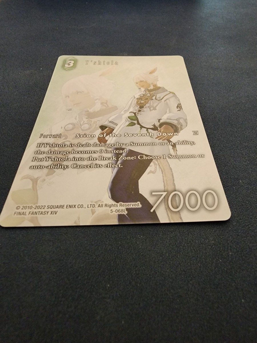 Y'shtola Full Art - 5-068L - NM - Final Fantasy TCG FFTCG | eBay