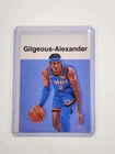 Shai Gilgeous-Alexander Artist Signed Basketball Art Card 1/10