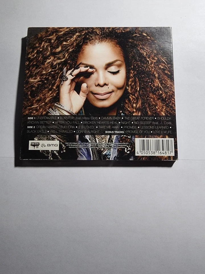 (CD10) JANET JACKSON - UNBREAKABLE CD with 2 BONUS TRACKS (2015) HMV Exclusive - Image 2 of 2