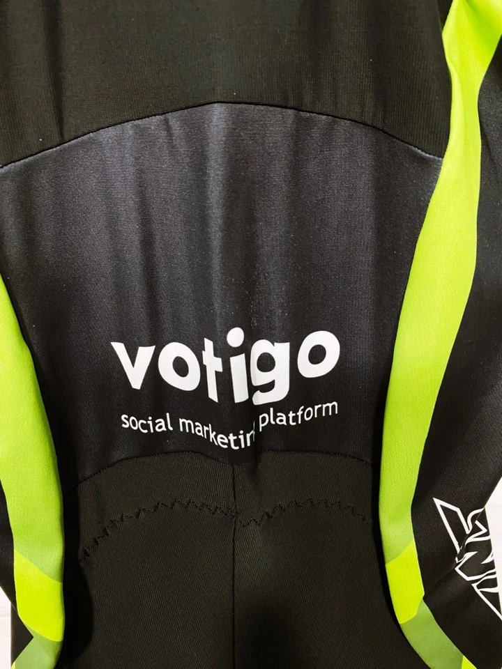 Culotte con tirantes acolchado de ciclismo Capo para hombre talla M cuerpo blanco y negro hecho en Italia Foto 4 de 4