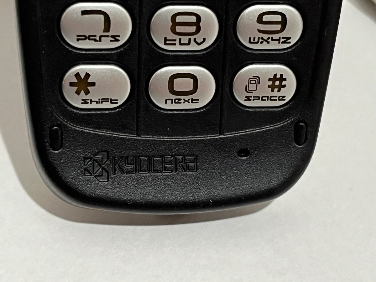 Koyocera Oyster Virgin Mobile KX9D-125 Flip Phone White Untested