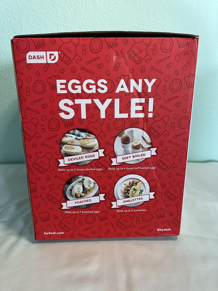 DASH Deluxe Rapid Egg Cooker for Hard Boiled Poached Scrambled Eggs and Omelets DASH Deluxe Rapid Egg Cooker for Hard Boiled Poached Scrambled Eggs and Omelets