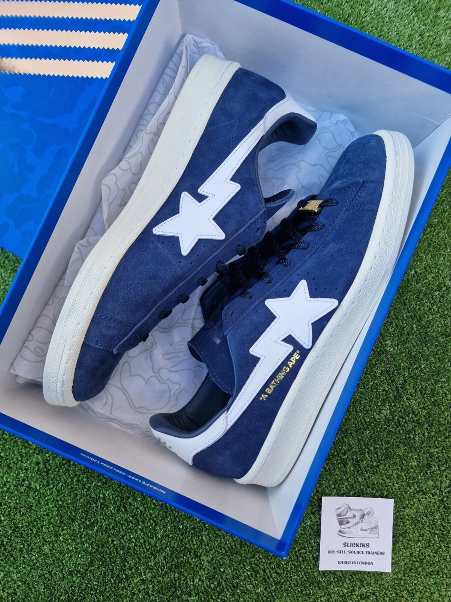 Adidas Campus 80s Bape Collegiate Navy UK Size 9.5 In Hand