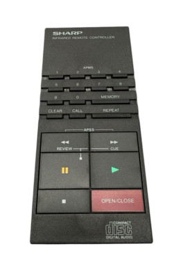 Sharp Infrarot Fernbedienung RRMCK0061AFZZ CD-Player selten