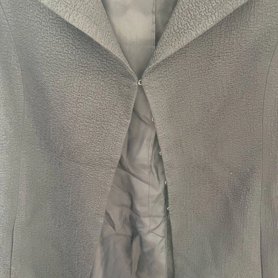 Chaqueta negra para mujer Ellen Tracy talla 6 Foto 3 de 4