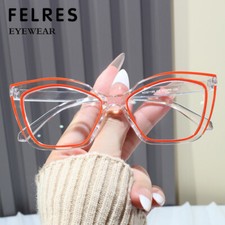Women Cat Eye Anti Blue Light Eyeglasses Fashion Retro Full Frame Glasses Frames