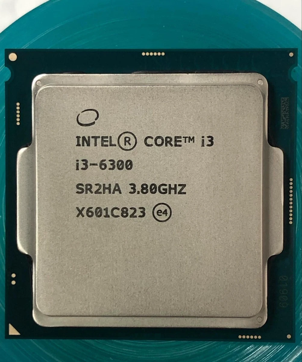 Intel LGA 1151/H4 Socket Type Intel Core i3-6300 Processor Model