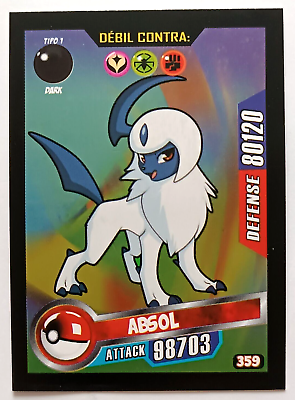 CARD POKEMON POKEDEX EF VOL. I #39 ABSOL & SOLROCK 2022 Hoenn PERU Edition  TCG