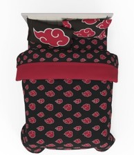Naruto Akatsuki Cloud Design Kids Reversible Bed Set-AB0DJ1NKKNF3, AB0DJ1KZ4CR3