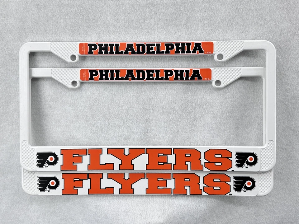 Lote de 2 PLACAS NUEVAS DE COLECCIÓN AÑOS 90 PHILADELPHIA FLYERS NHL HOCKEY AÑOS 80 Foto 2 de 4
