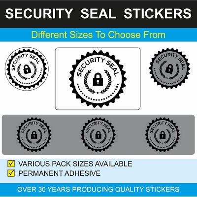 Security Seals - Ideal For all kinds of packaging